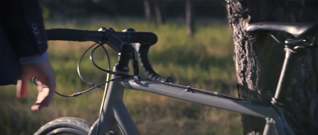 Fahrrad beim Videodreh für die Werbefilm Produktion