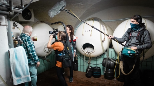 Vergangenes Wochenende hatten wir die Freude für eine TV-Reportage entlang des 14 Kilometer langen Bierwanderwegs filmen zu dürfen.