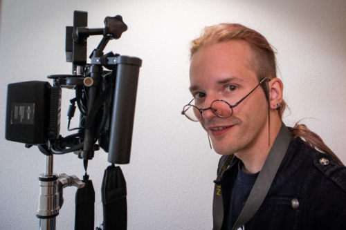 Bildabnahme am mobilen Regiemonitor