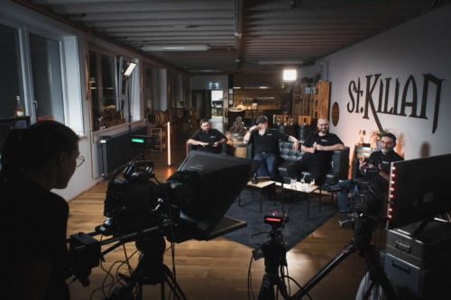 St. Kilian Moderation während des Livestreams